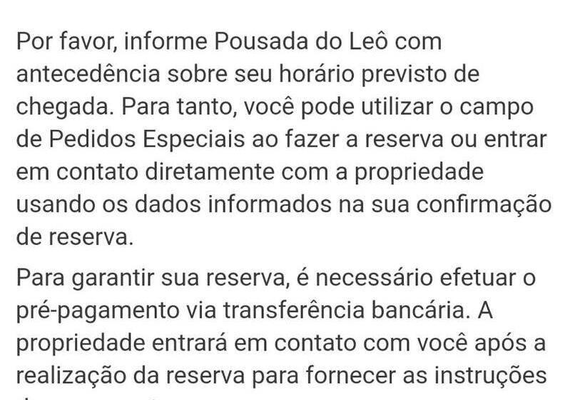 패밀리 룸, Pousada Do Leô