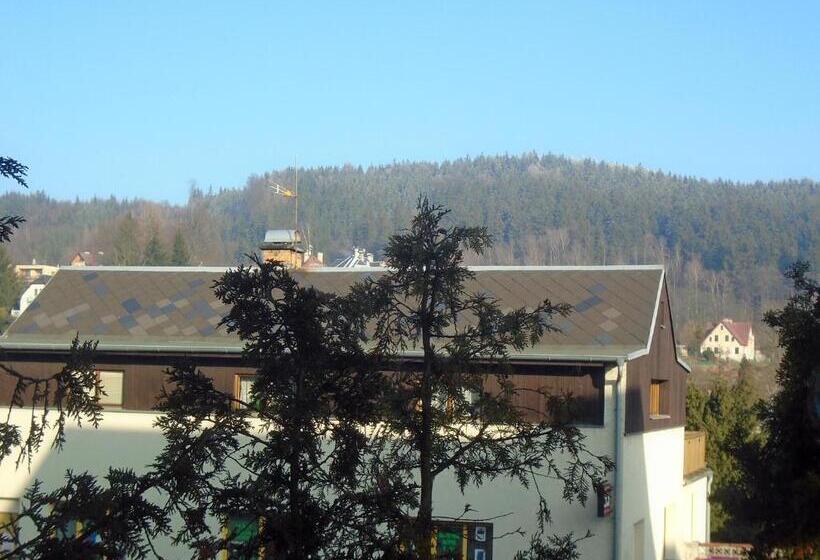 带露台的套间, Wellness Penzion Lázně Jablonec