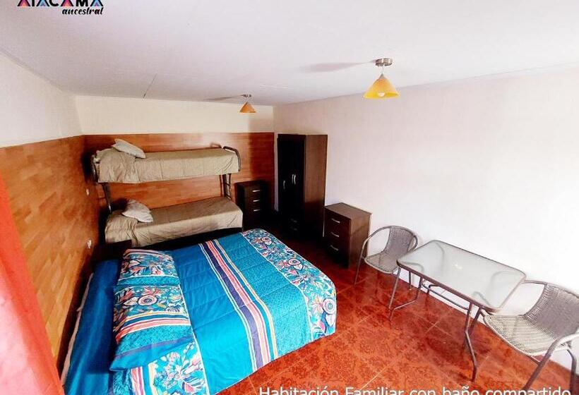 اتاق خانوادگی با سرویس بهداشتی مشترک, Hostal Atacama Ancestral