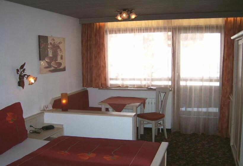 اتاق استاندارد با بالکن, Landhotel Eva
